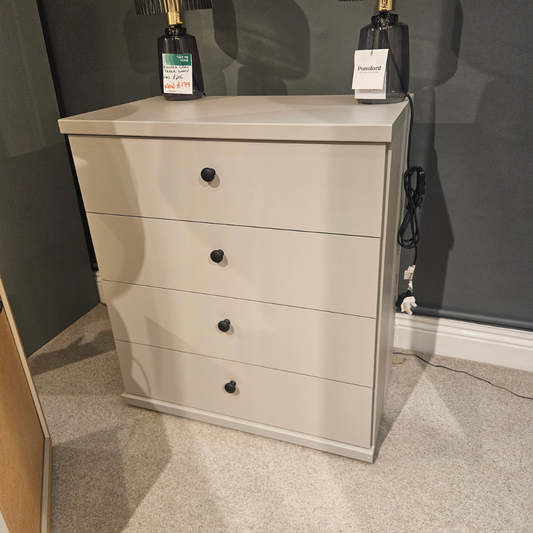 Wiemann LINATE 4 Drawer Chest | Pebble Grey