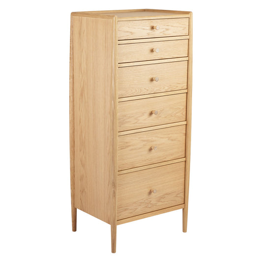 Ercol Winslow 6 Drawer Tall Chest