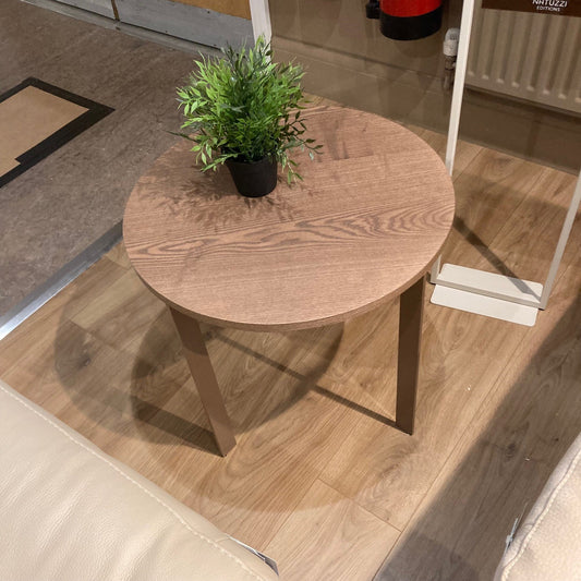 Natuzzi Editions WIRE Blonde Ash Side Table