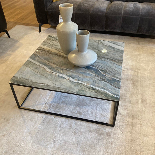 Natuzzi Editions CABARET Ceramic Coffee Table | Peacock Green