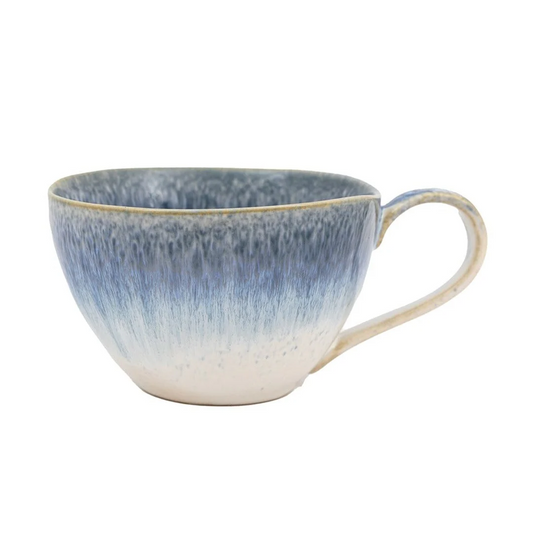 Gallery Direct Reactive Organic Mugs - Set of 4 Blue