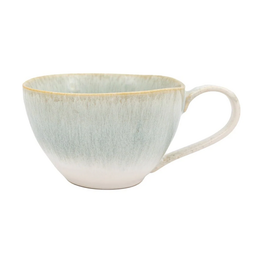 Gallery Direct Reactive Organic Mugs - Set of 4 Duck Egg