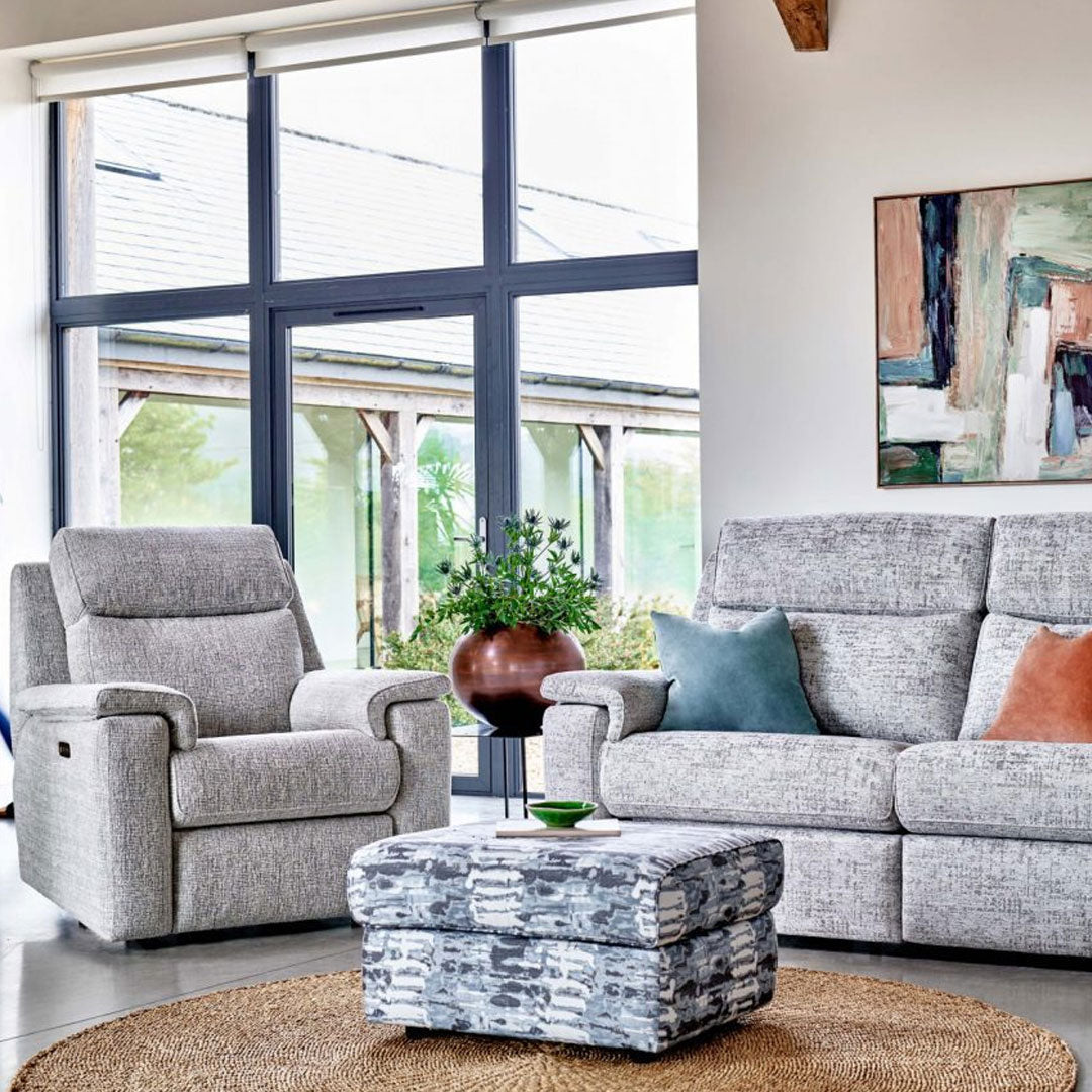 G Plan Ellis Electric Recliner Chair with Headrest and Lumbar G Plan Ellis Electric Recliner Chair with Headrest and Lumbar