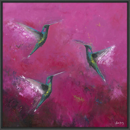 THE JOY OF HUMMINGBIRDS Wall Picture