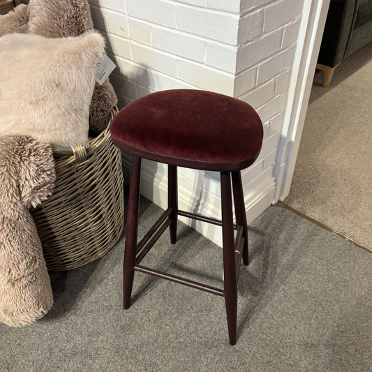 Ercol HERITAGE Counter Stool Maroon