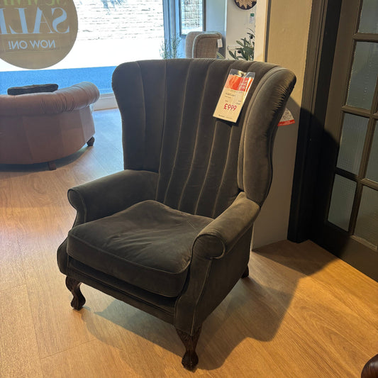 Tetrad PORTLAND Velvet Wing Chair