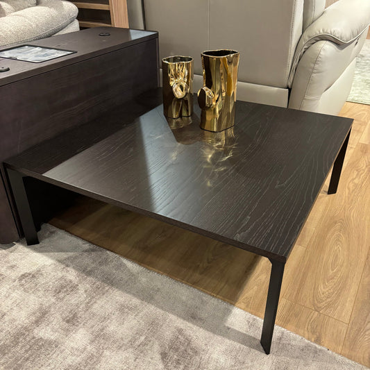 Natuzzi Editions WIRE Ash Brown Square Coffee Table