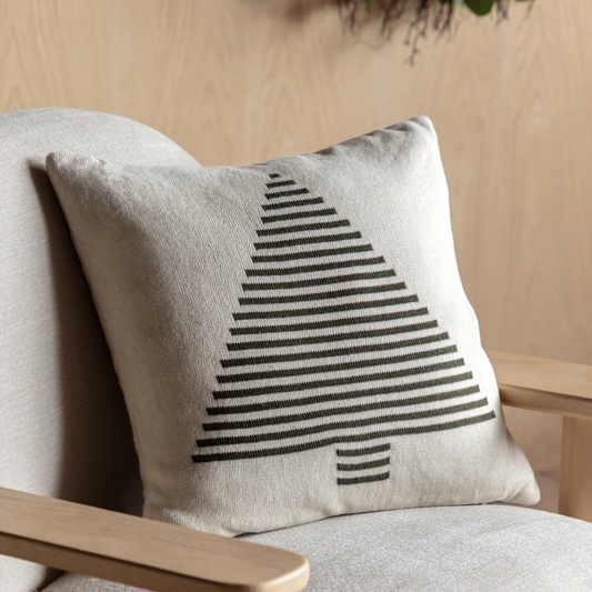 Gallery Direct Woodland Tree Knit Cushion