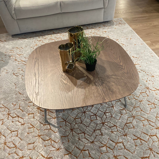 Natuzzi Editions LOW Coffee Table | Ash Blonde