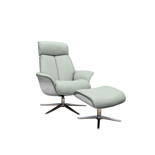 G Plan Lund Manual Recliner Armchair & Footstool