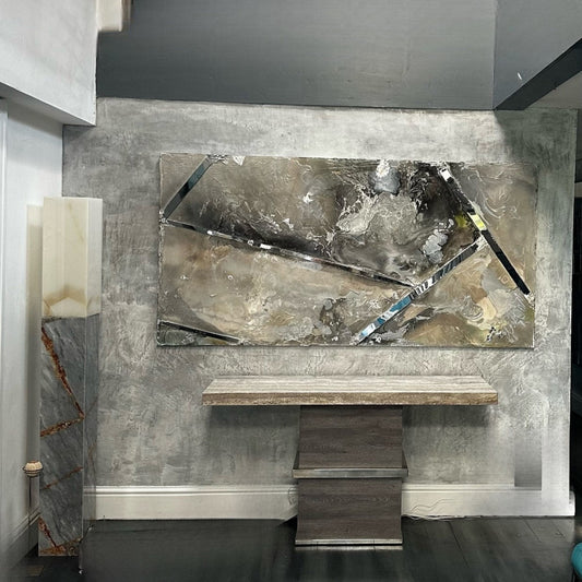 Clare Wright | Original Artwork | Lusso Wall Panel Opal | Large