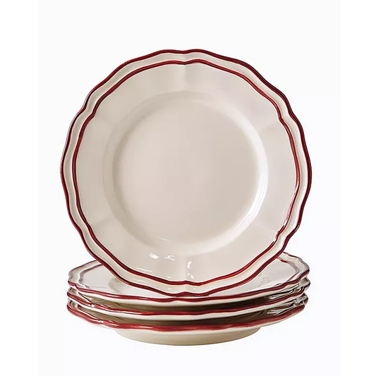 Gallery Direct Set of 4 Heritage Scallop Side Plates
