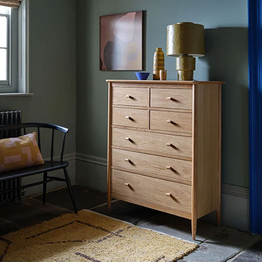 Ercol Teramo 7 Drawer Tall Chest