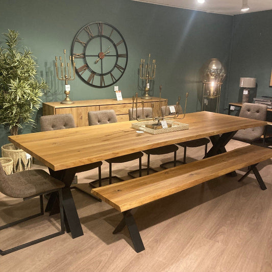 Woodland Walking Dining Table, Chairs and Bench