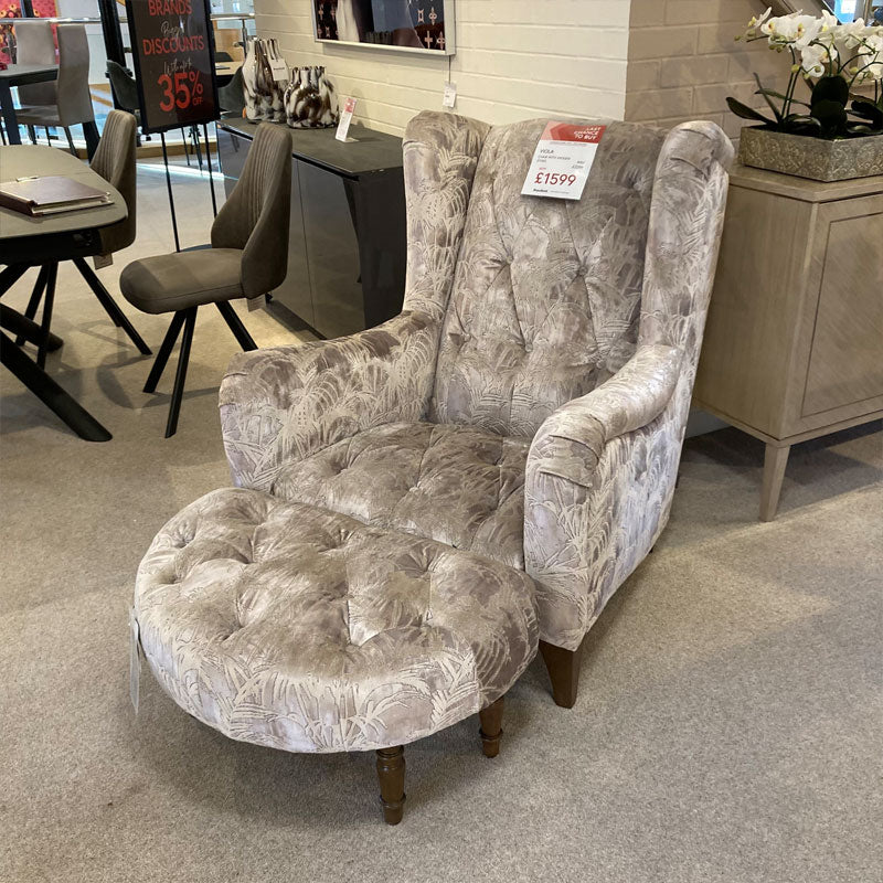 Alexander & James Viola Chair and Footstool Alexander & James Viola Chair and Footstool