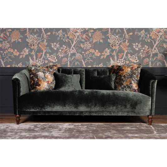 An image of the Spink & Edgar Hayworth Grand Sofa in Green Velvet
