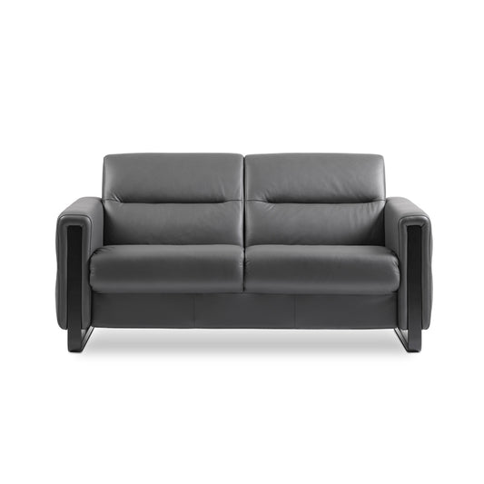 Stressless Fiona Wood 2 Seater Leather Sofa