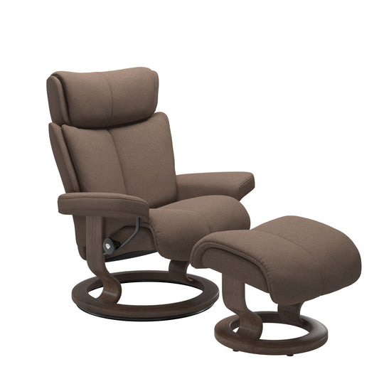 Stressless Magic Classic Fabric Chair & Footstool (S)