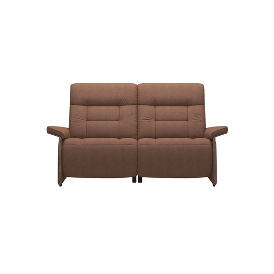 Stressless Mary Wood 2 Seater Double Power Fabric Sofa