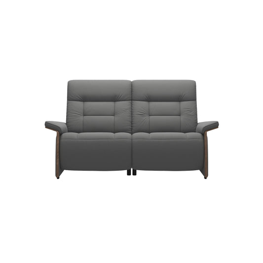 Stressless Mary Wood 2 Seater Double Power Leather Sofa