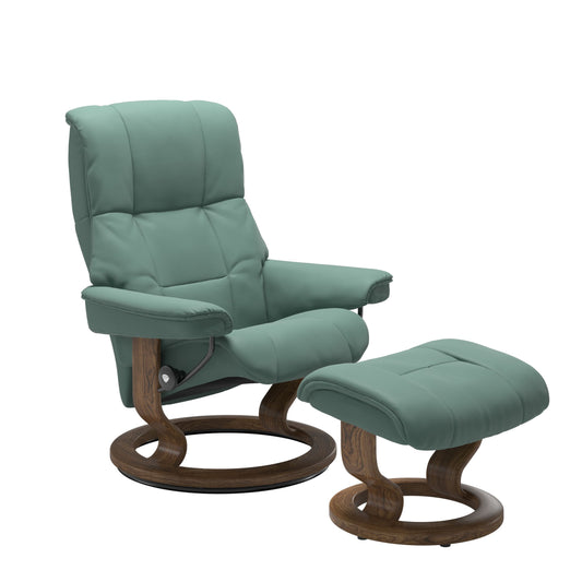 Stressless Mayfair Classic Leather Chair & Footstool (S)