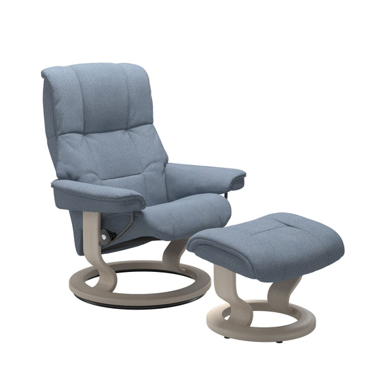 Stressless Mayfair Classic Fabric Chair & Footstool (L)