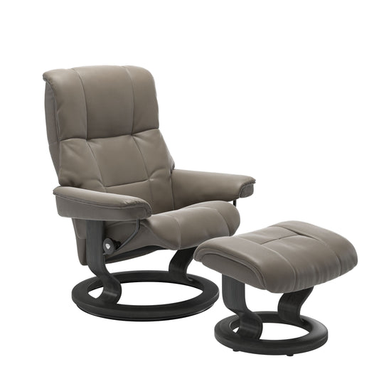 Stressless Mayfair Classic Leather Chair & Footstool (L)