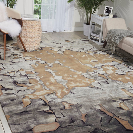 Nourison Prismatic Rug - PRS02 Beige Silver