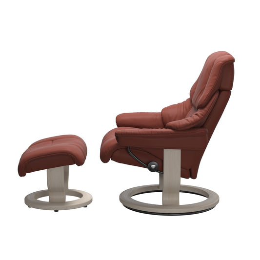 Stressless Reno Classic Leather Chair & Footstool (S)