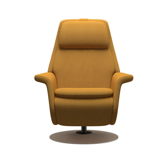 Stressless Sam Power Recliner Disc Base Chair (Fabric)