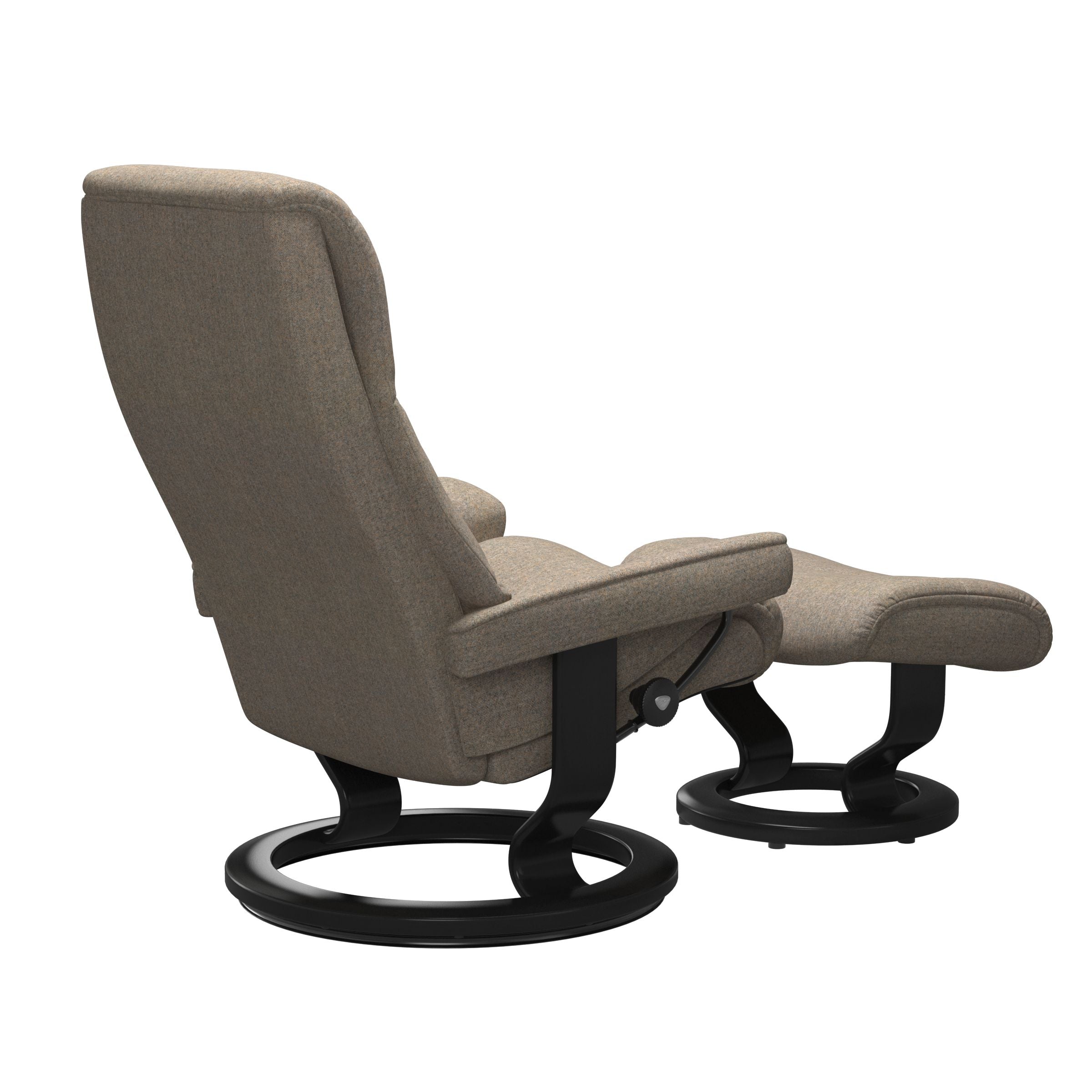 Stressless View Classic Fabric Chair & Footstool (M)