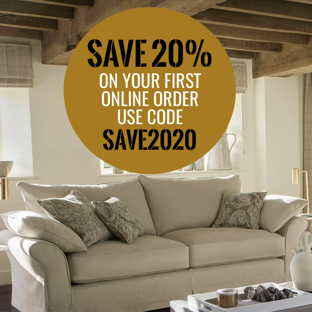 SAVE 20% on your first online order until Sunday March 22nd