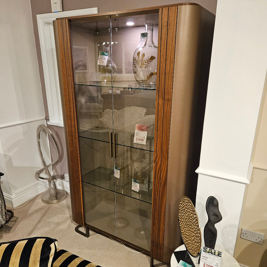 CRONUS 2 Door Curio Cabinet