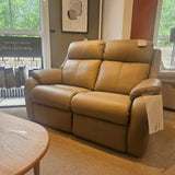 G Plan KINGSBURY 2 Seater Leather Electric Recliner Sofa