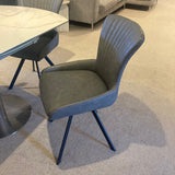 Set of 4 Abercam Swivel Dining Chairs