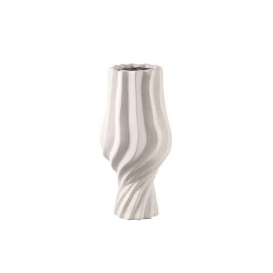 Clair Ceramic Swirl Tall Pot