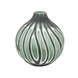 Morella Swirl Hand Carved Glass Vase