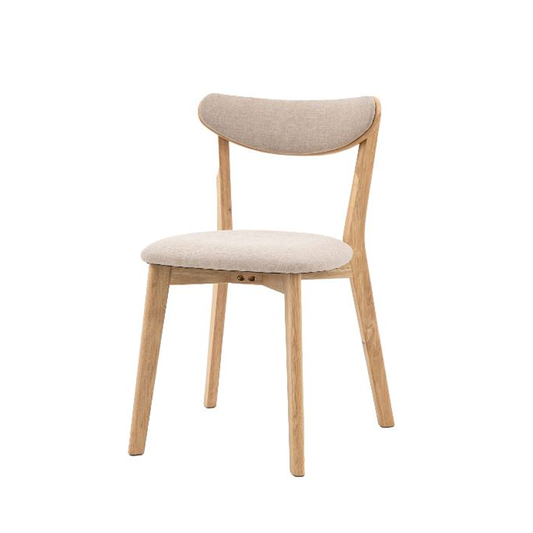 Pair of Perth Natural Dining Chairs