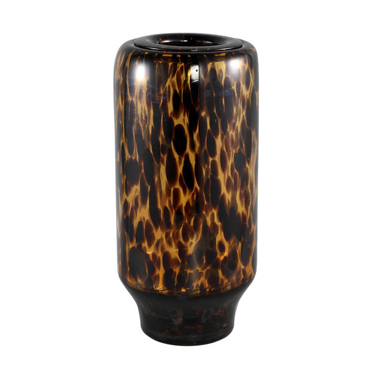 Vika Large Brown Glass Vase