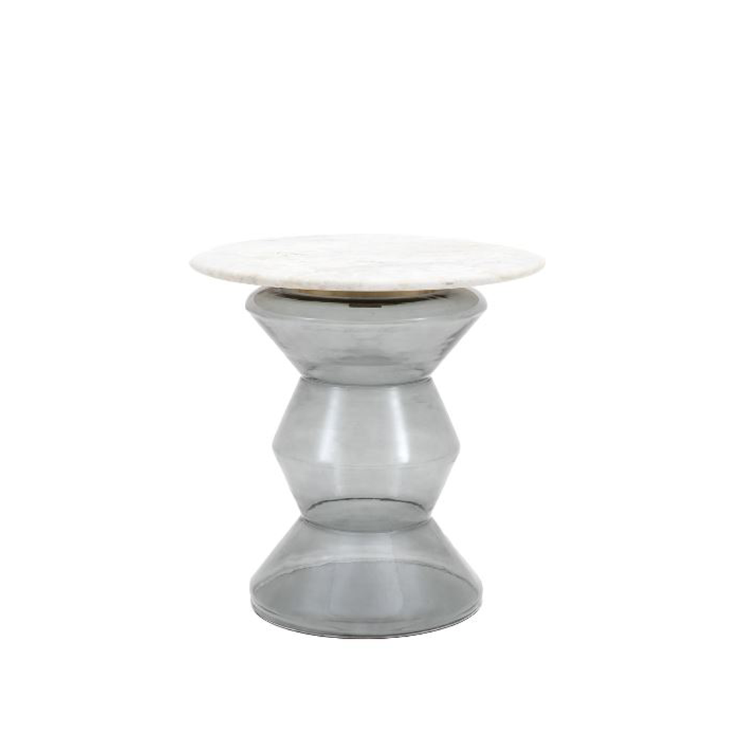 Turin Clear Side Table