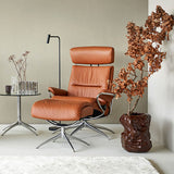 Stressless TOKYO Leather Recliner Chair with Adjustable Headrest and Footstool (M)