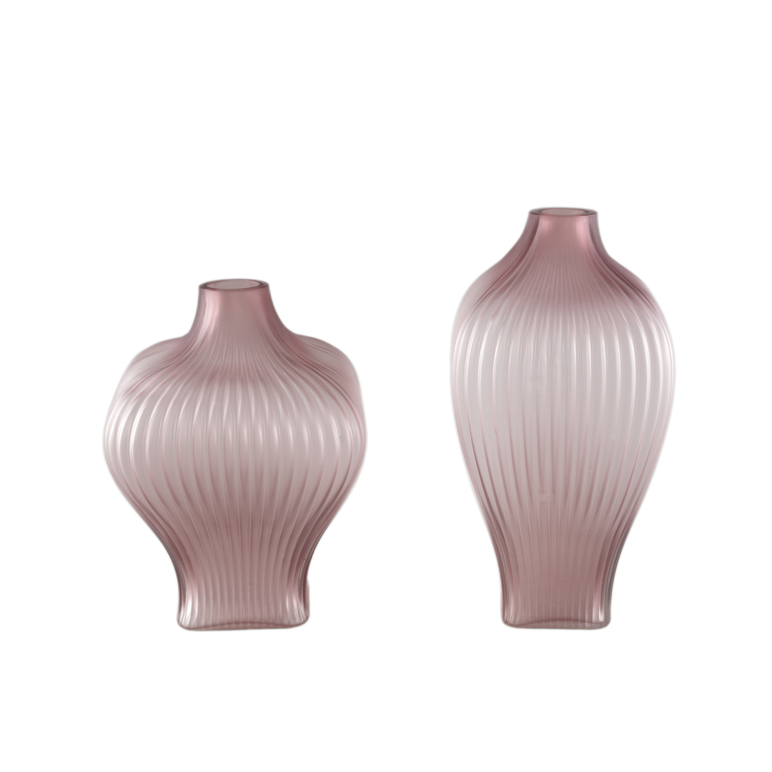 Halde Light Purple Glass Vase