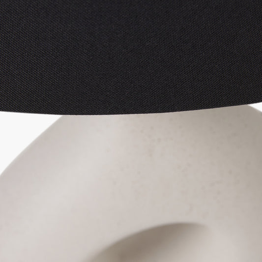 Monochrome Organic Ceramic Lamp