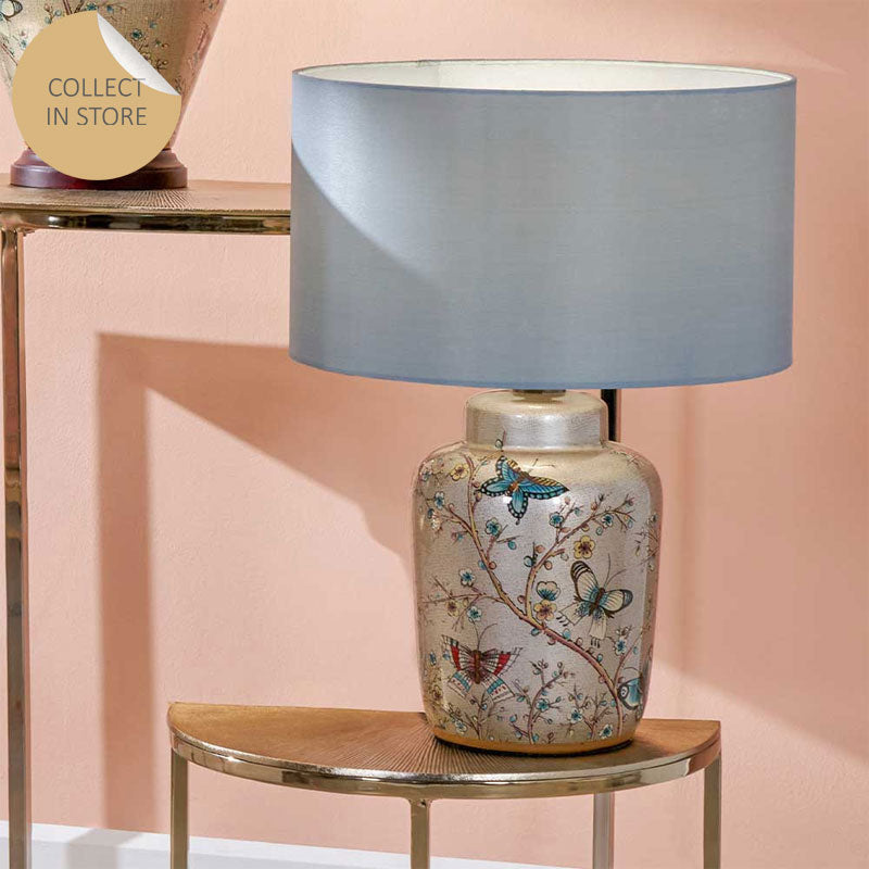 Papillon Butterfly Ceramic Table Lamp