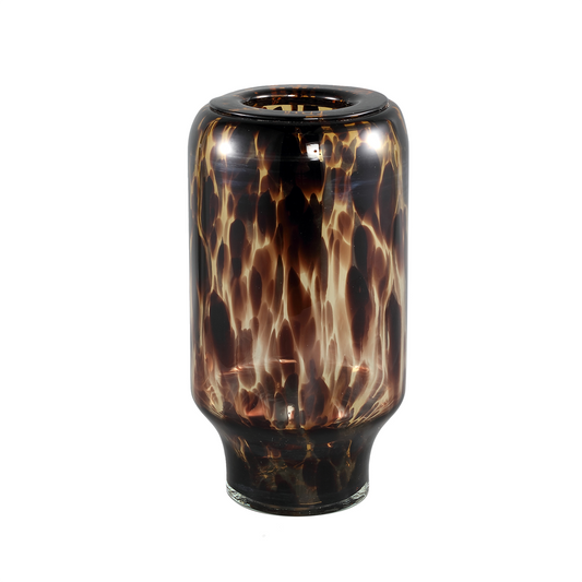 Vika Medium Brown Glass Vase