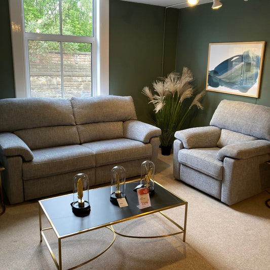 Hannah 3 Seater Power Sofa and Power Recliner Chair