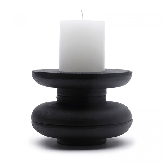 David Mellor | Cast Iron High Candleholder