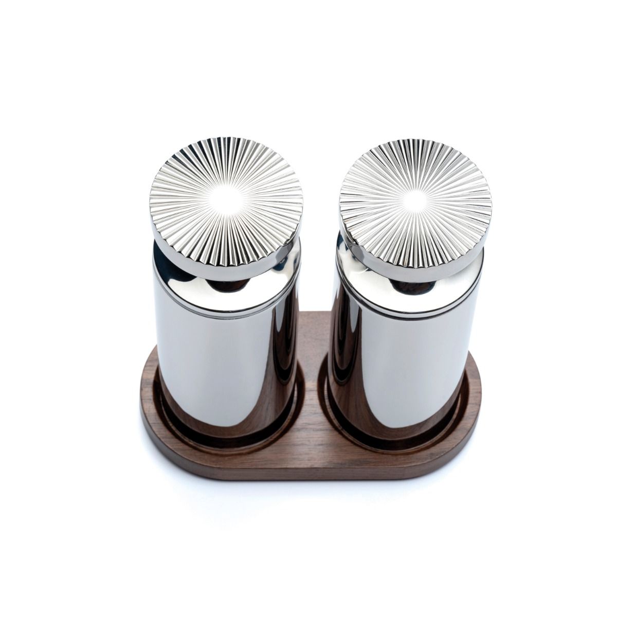 David Mellor | Stainless Steel Salt & Pepper Mill (White Band)