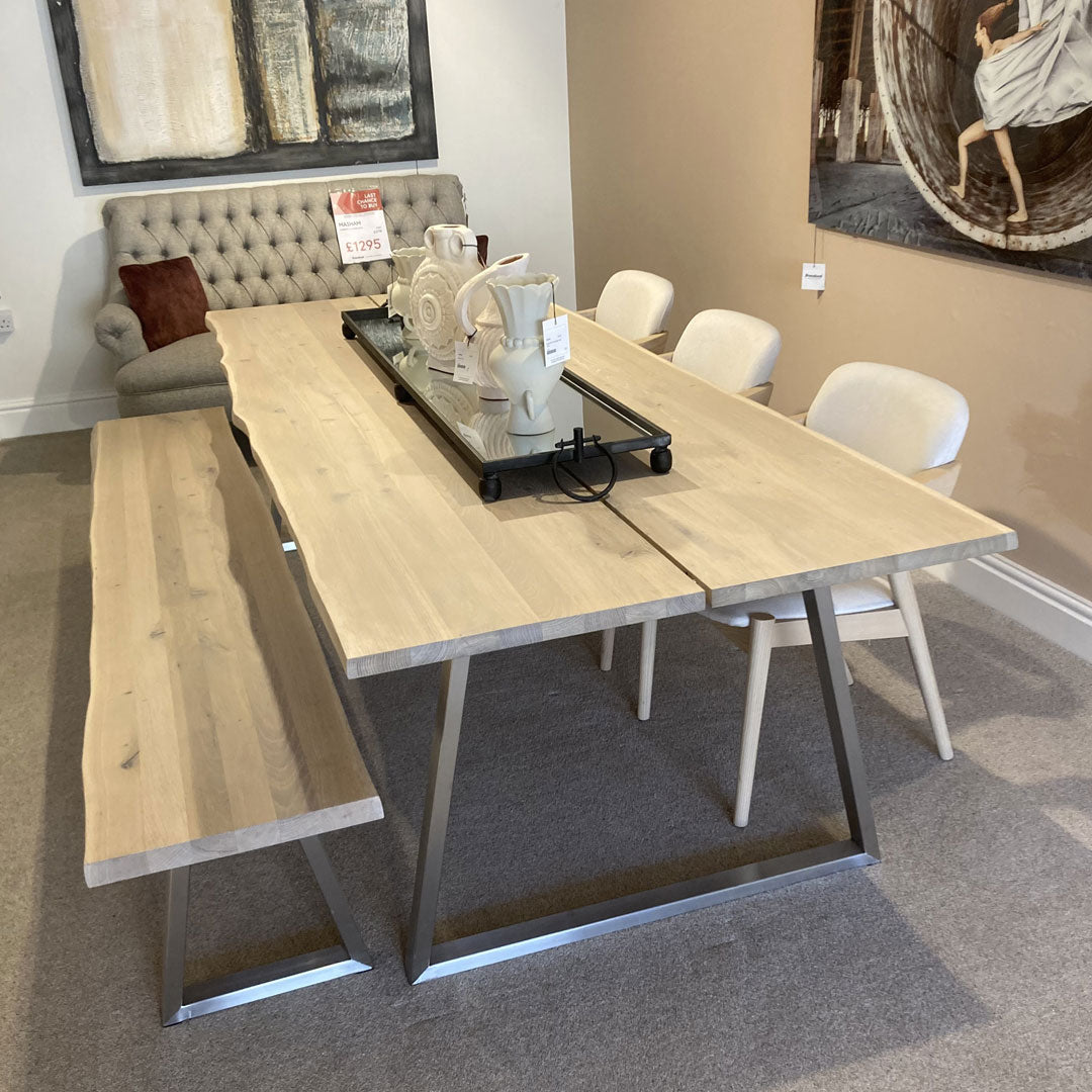 Woodland Walk Dining Table, Bench & 3 Chairs