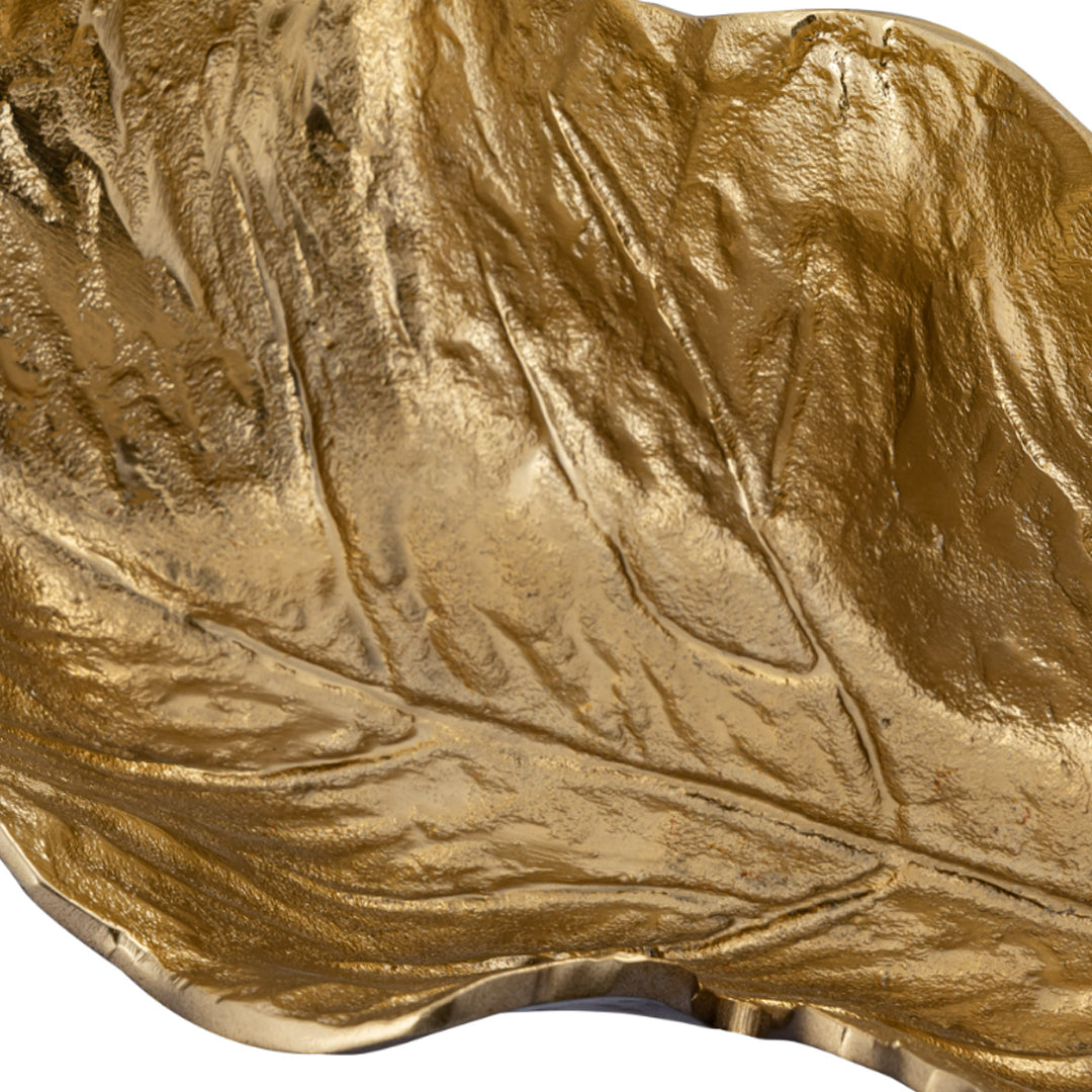 Ycee Brass Leaf Bowl